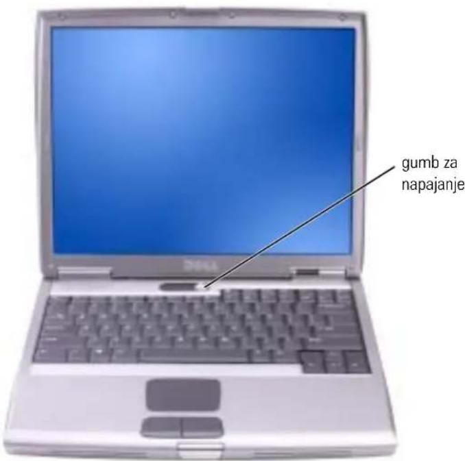 gumb za napajanje
