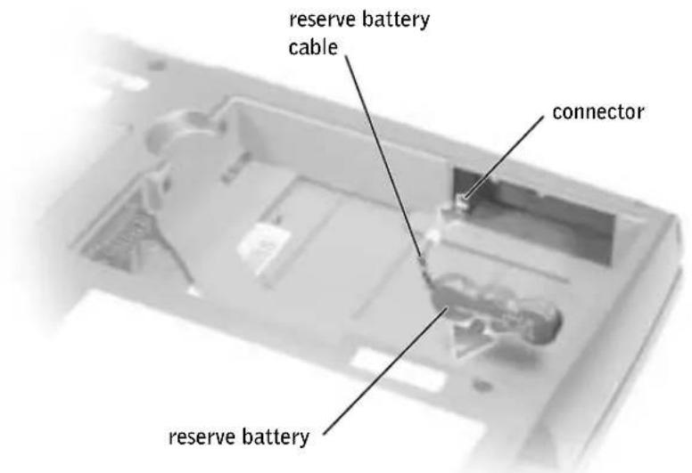 reserve battery cable connector reserve battery