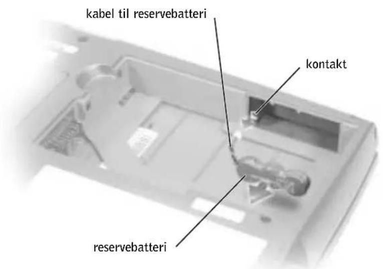 kabel til reservebatteri kontakt reservebatteri