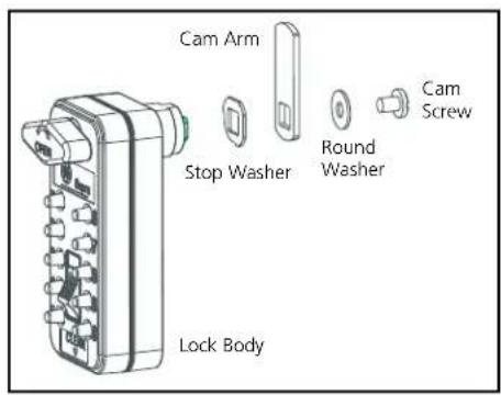 Cam Arm Stop Washer Round Washer Cam Screw Lock Body