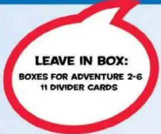 LEAVE IN BOX: BOXES FOR ADVENTURE 2-6 11 DIVIDER CARDS