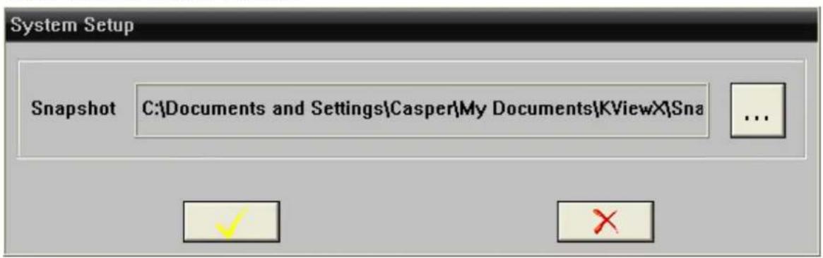System Setup Snapshot C:\Documents and Settings\Casper\My Documents\KViewX\Sna ...