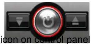 icon on control panel.