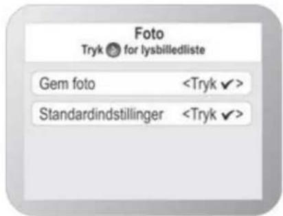 Foto Tryk for lysbilledliste Gem foto Standardindstillinger