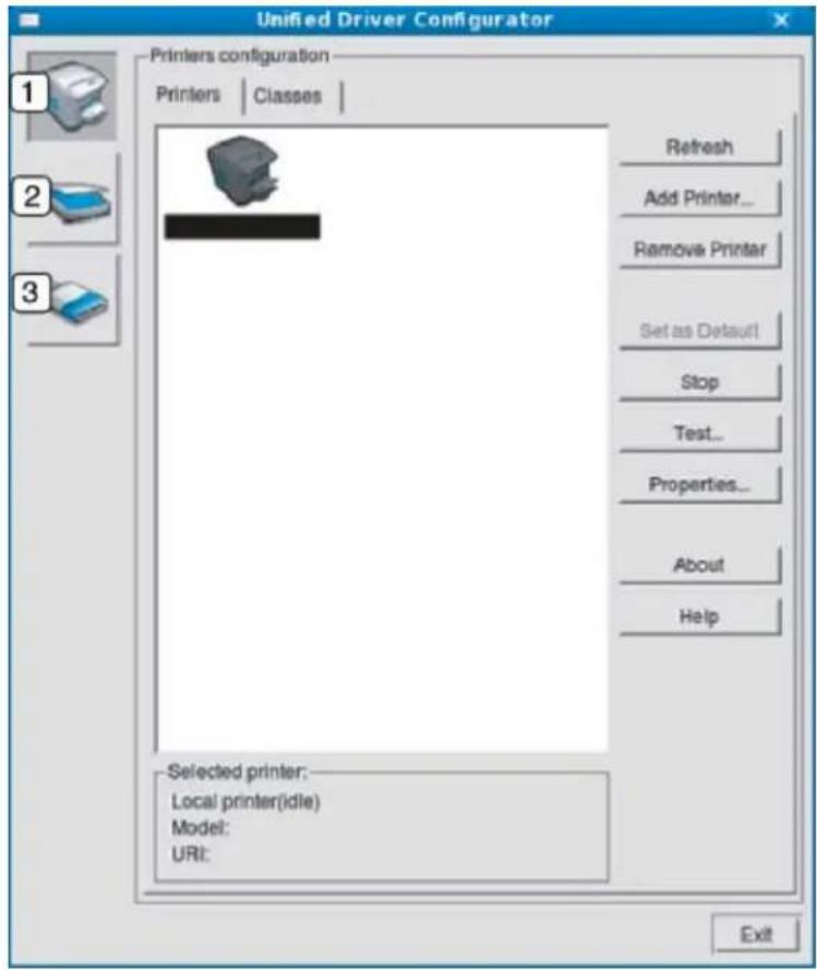 DELL 1133 - Åbning af Unified Driver Configurator - 1