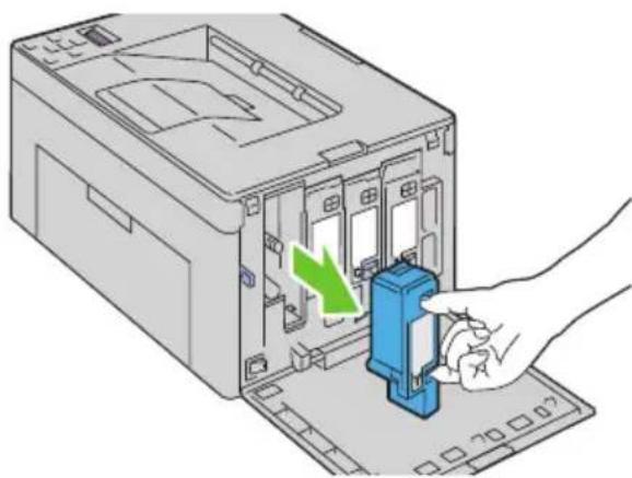 DELL 1350cnw - Fjernelse af tonerpatroner - 9