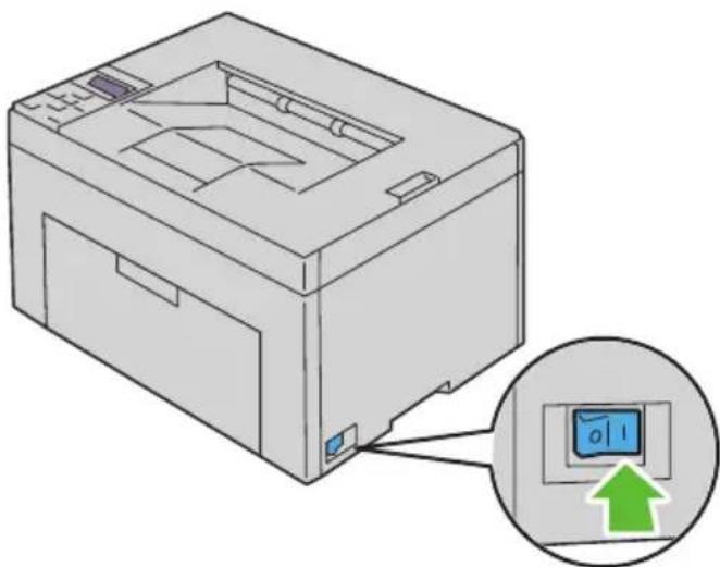 DELL 1350cnw - Tænd printeren - 4