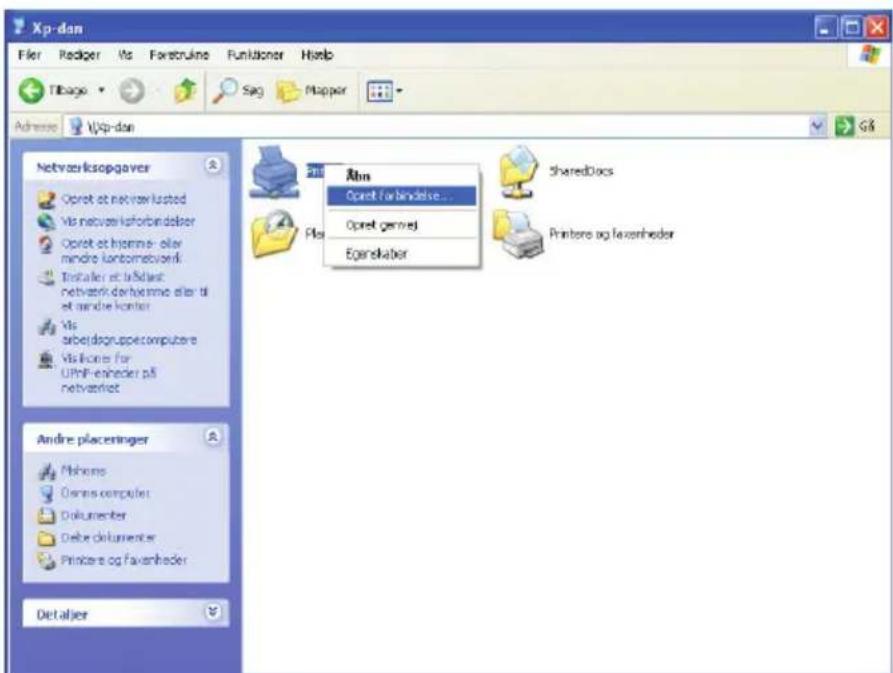 Xp-dsn File Edit Edit View Insertion Functioner Help Tilbage Tag Mapper Address VJsp-dsn Netværksopgaver Open at netværkusted Vis netværkistorbindeler Open at hjemmer eller mindre kontomnetvordi Installer at laSlast netværkderhjemmer eller til et mindre konter Vis arbeidogruppecomputere Vis/kone for UPMFineheder på netvænket Andire placeringer Plohnere Omsens computer Dokumenter Debe dokumenter Printere og Faverheder Det aljer Abn Open for bindelse... Open for genvej Egendelber SharedDocs Printere og Faverheder