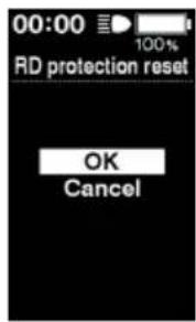 00:00 100% RD protection reset OK Cancel