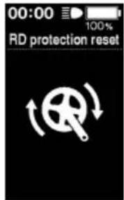 00:00 RD protection reset 100%