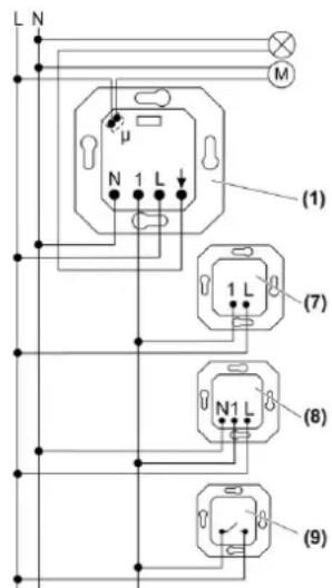BERKER 2912 - Connecting and mounting the insert - 1