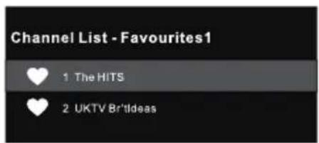 Infiniton INTV-43AT3100 - Ver lista de favoritos - 4