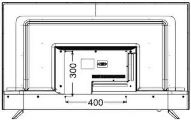 Infiniton INTV-43AT3100 - Wall bracket mounting instructions - 2