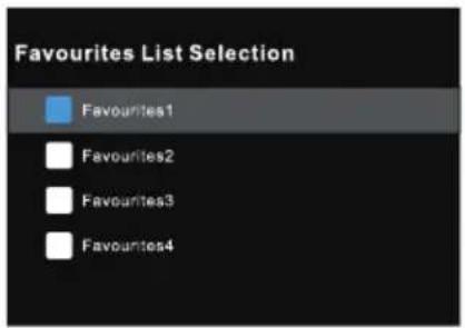Infiniton INTV-55AT3100 - View Favourite List - 2