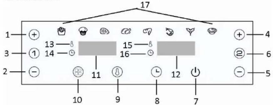 17 1 + 3 13 15 4 1 14 16 2 6 2 - 11 12 - - 10 9 8 7 - -