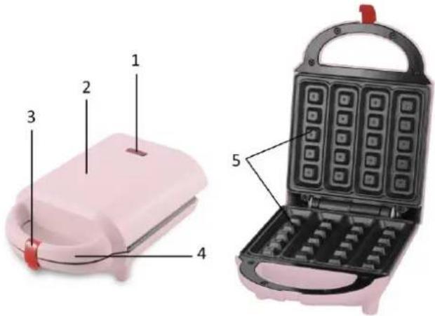 Emerio WM-122535 - BESKRIVELSE AF DELENE - 1