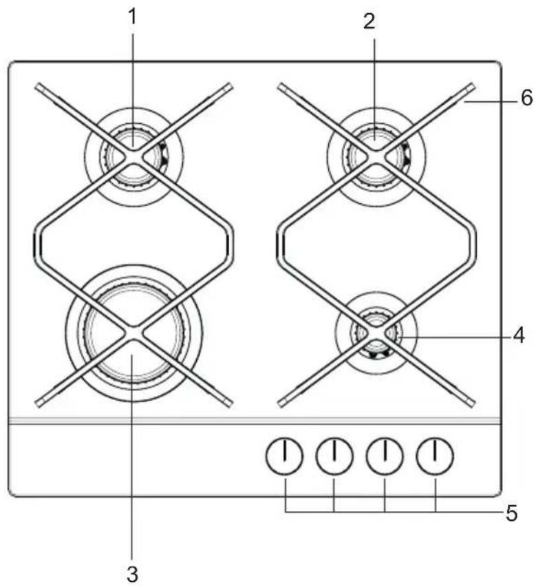 1 2 6 4 3 5