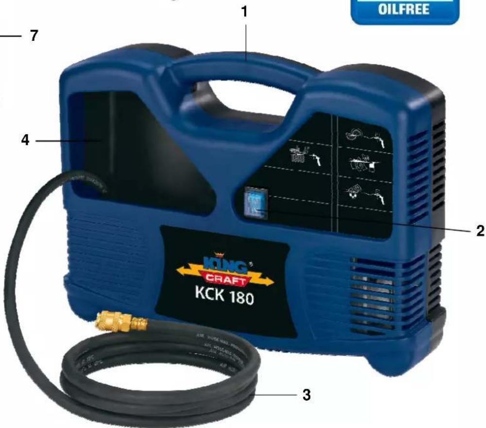 OILFREE 1 2 3 4 7 KING CRAFT KCK 180