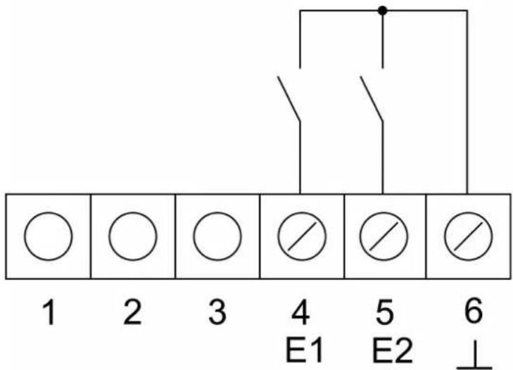 1 2 3 4 E1 5 E2 6 ⊥