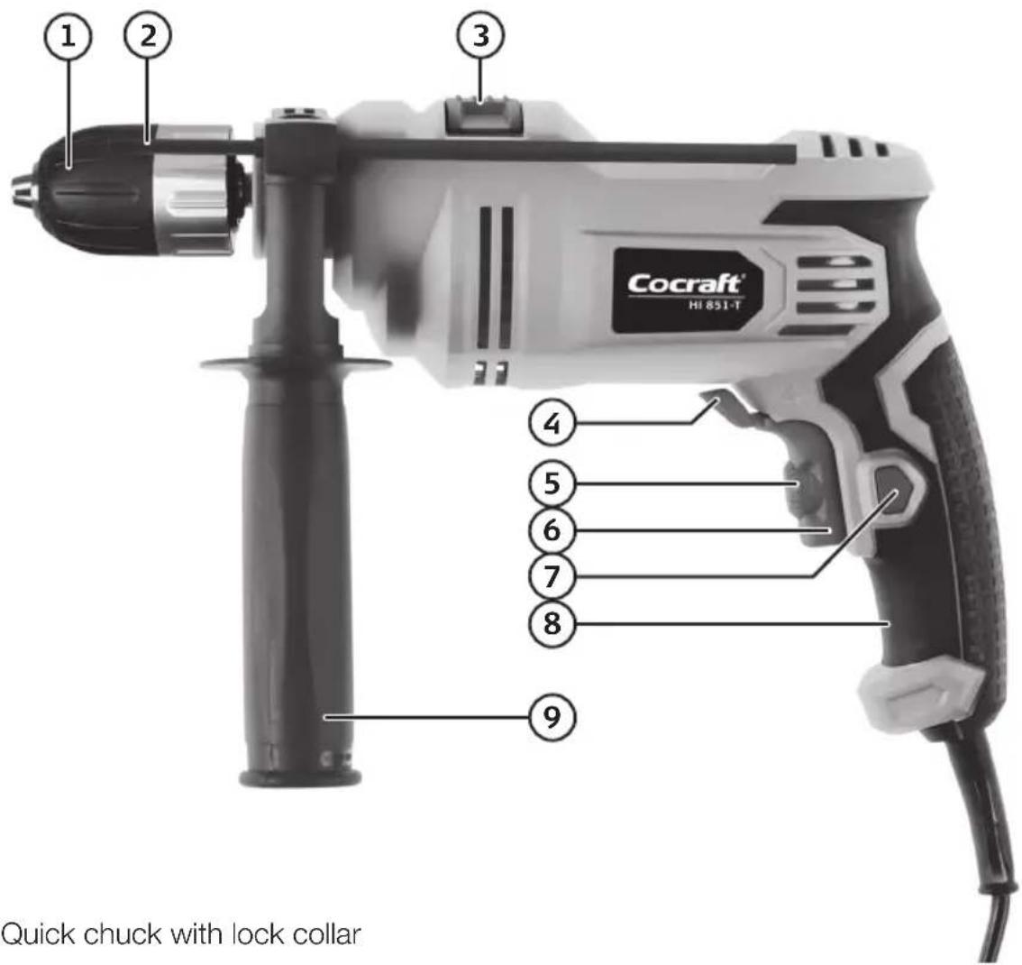 Cocraft® HI 851-T Quick chuck with lock collar