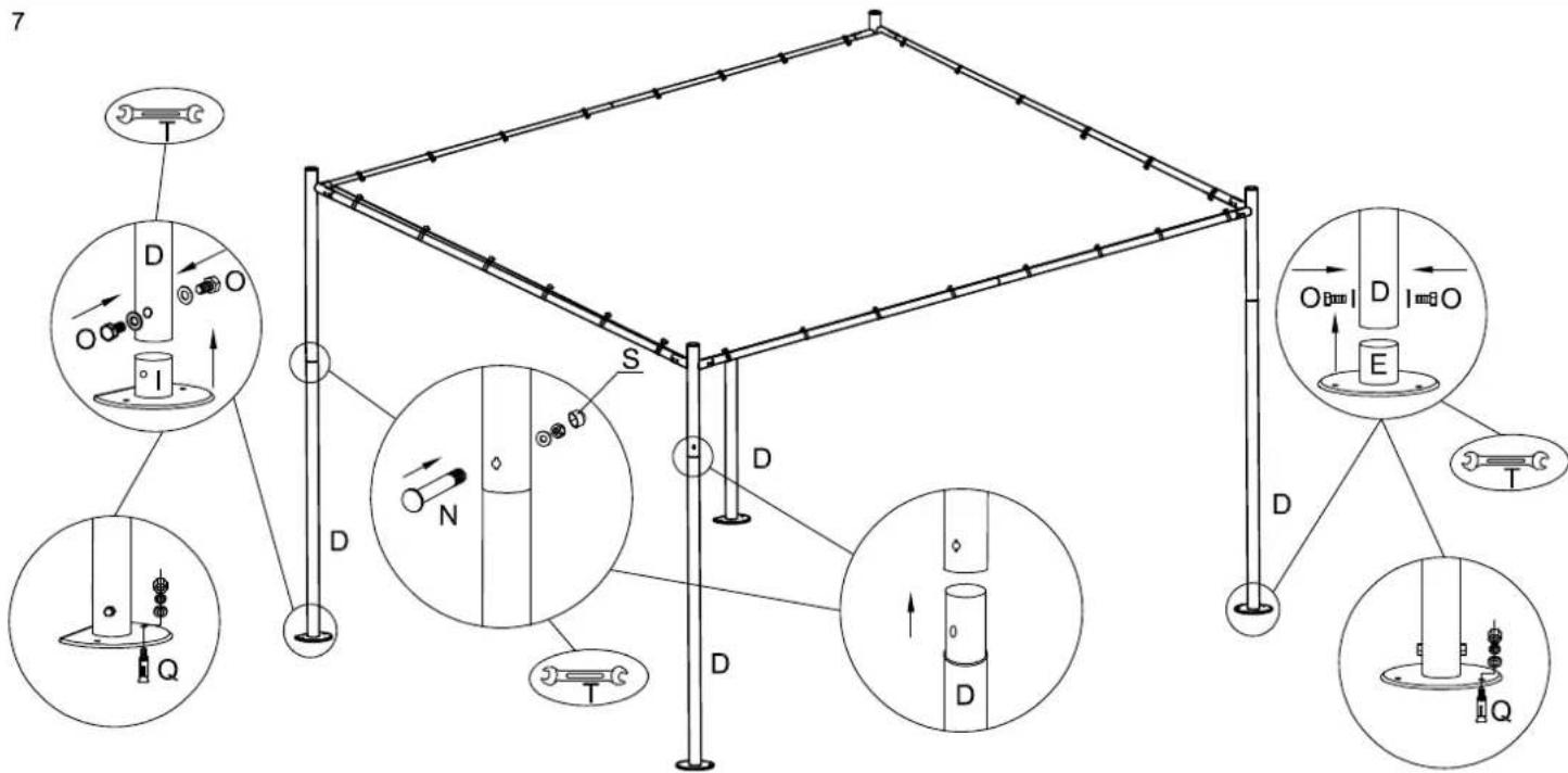 Technical diagram of a mechanical or electrical assembly with labeled components and directional arrows indicating motion or force directions.