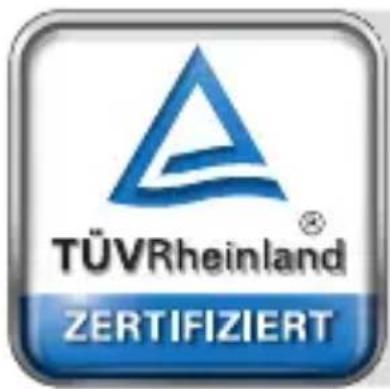 TÜVRheinland® ZERTIFIZIERT