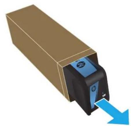 HP Officejet Enterprise Color MFP X585 - Udskiftning af blækpatroner - 4