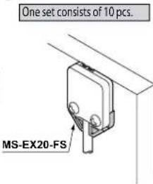 One set consists of 10 pcs. MS-EX20-FS