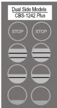 Dual Side Models CBS-1242 Plus STOP STOP