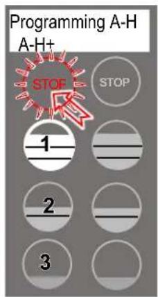Programming A-H A-H+ STOP 1 2 3