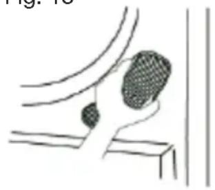 AKAI AK-5KCD - Cleaning the air intake filter - 1