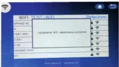 WIFI: TEST-WIFI Połaczono Syphing2.4g by TEST-WIFI 2.4G+ 2.4G Ustawania WIFI: zakarczona portyklone: 1 2 3 Derażki-U/CI 1