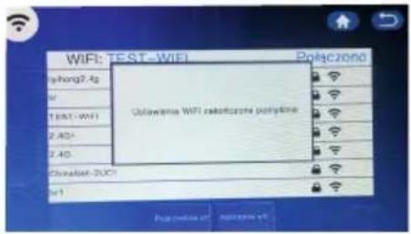 WIFI: TEST-WIFI Pokłczono zjphong7.4g Udawania WIFI zakotczone pośynice 10:5T: 100% 2.4G/ 2.4G Chuataf: 00C w1