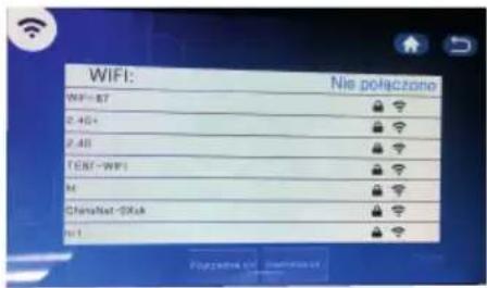 WIFI: Nis połączeno WiFi: 87 2.4G+ 2.4B TCSF-WIFI M ChinaNet-SKak N1