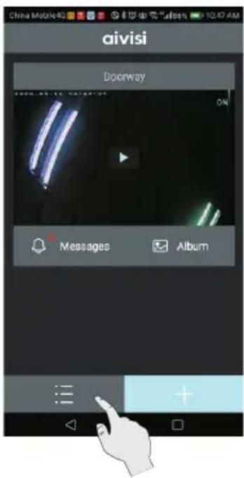 China Mobile4G 10:47 AM aivisi Doorway Messages Album