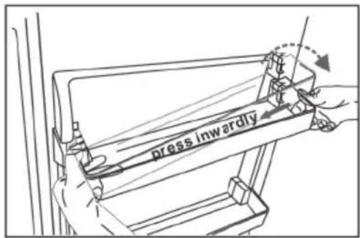 press inwardly