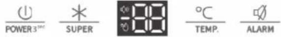 POWER3°C SUPER -100 °C TEMP. ALARM
