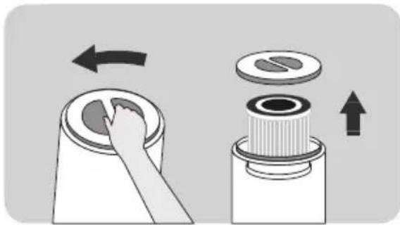 TCL Breeva A3B - Remover filtro - 1