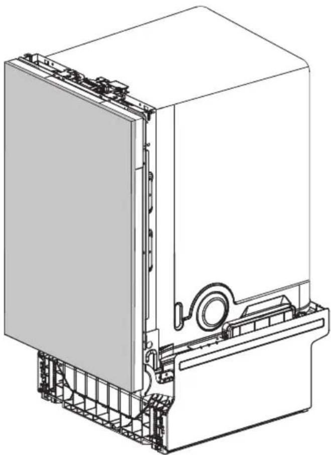 HAIER HDWE9-394RU - Спецификация материала декоративной дверной панели - 1