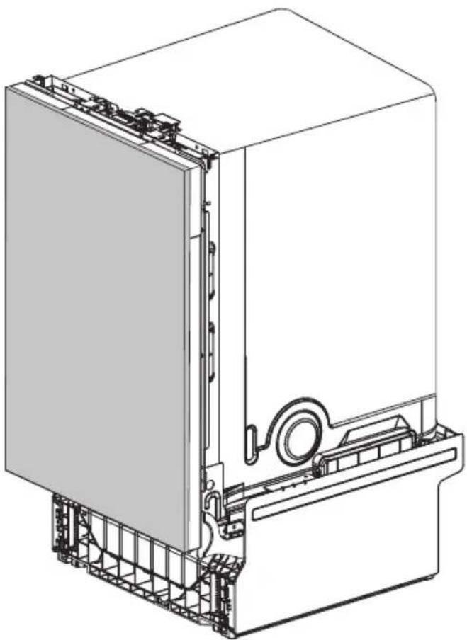 HAIER HDWE9-394RU - Сэндік есік панелі материалының ерекшелігі - 1