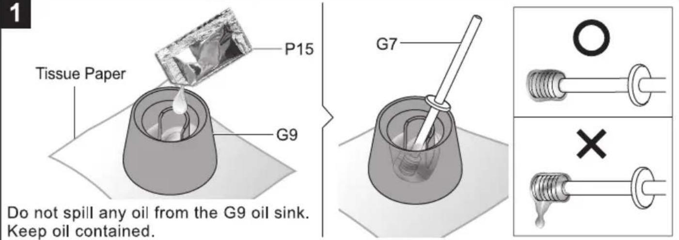 VELLEMAN KSR12 - How To Oil The Parts - 1