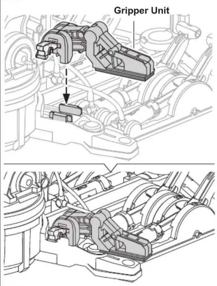 VELLEMAN KSR12 - Release Gripper unit and put it aside as below - 1
