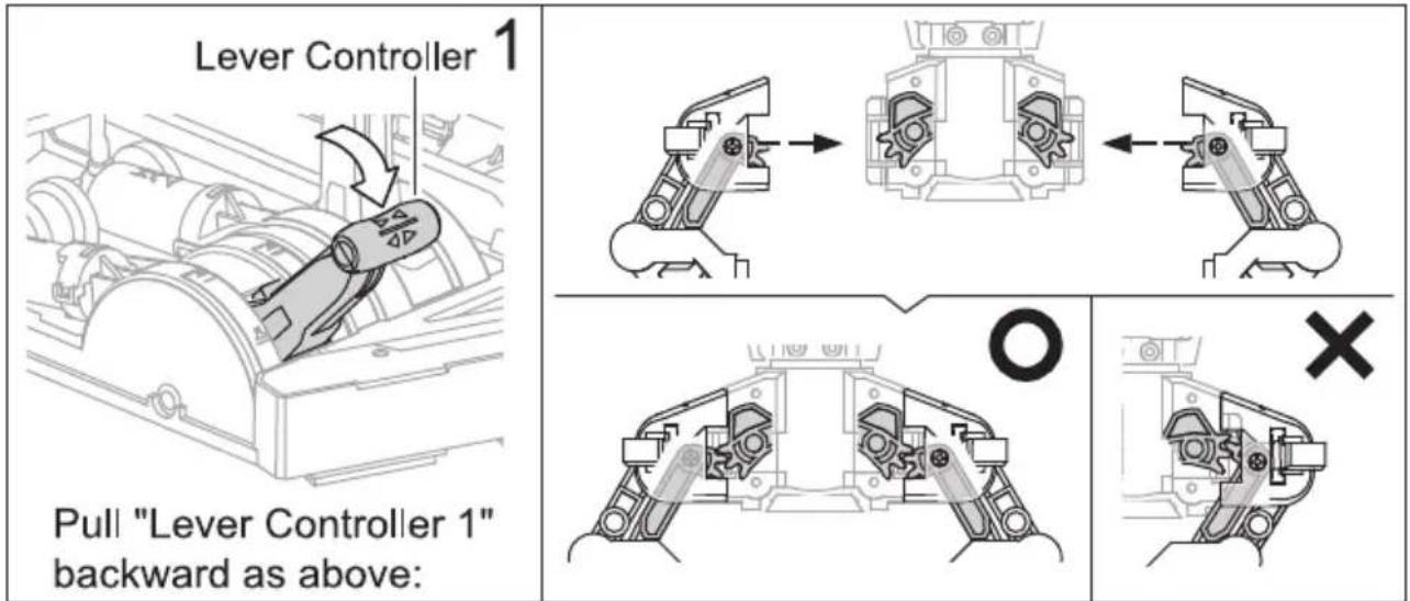 VELLEMAN KSR12 - - If gripper unit does not work (open or close) functionally, please check following steps. - 1