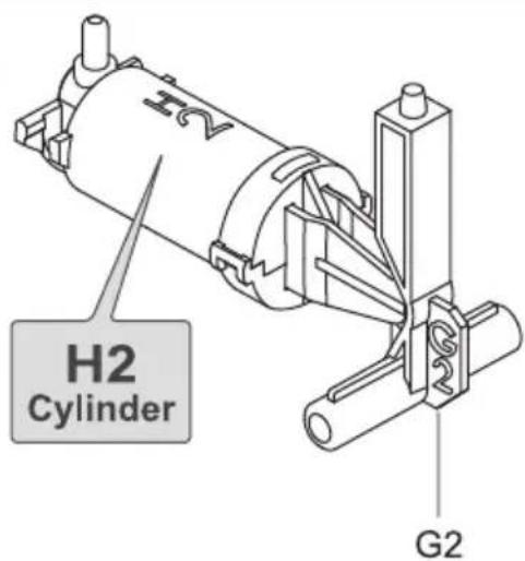 VELLEMAN KSR12 - H2 Cylinder Assembly - 17