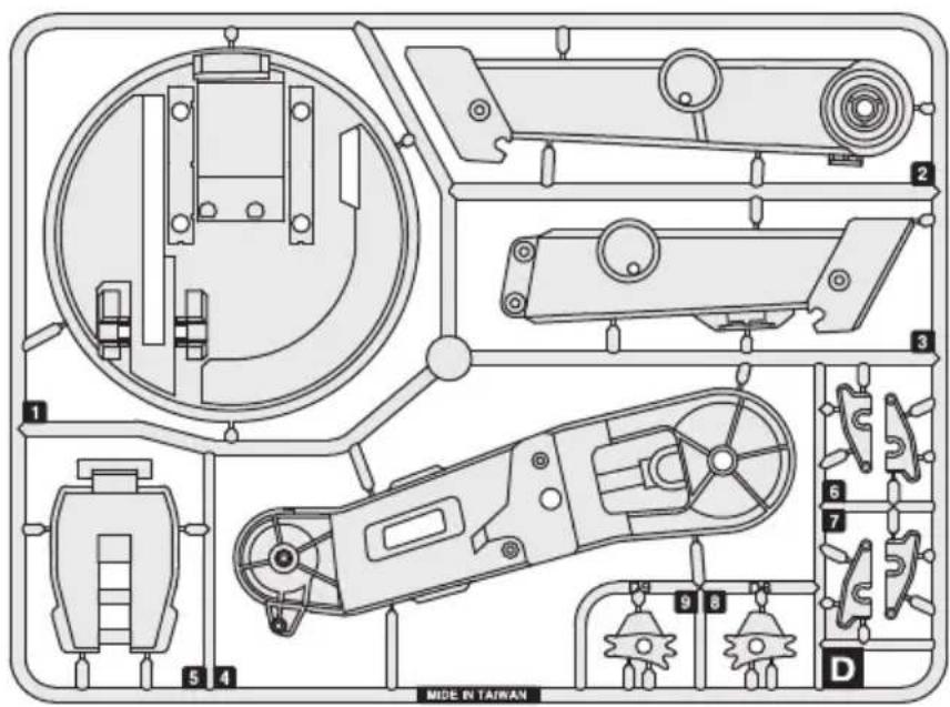 VELLEMAN KSR12 - Plastic Parts - 6