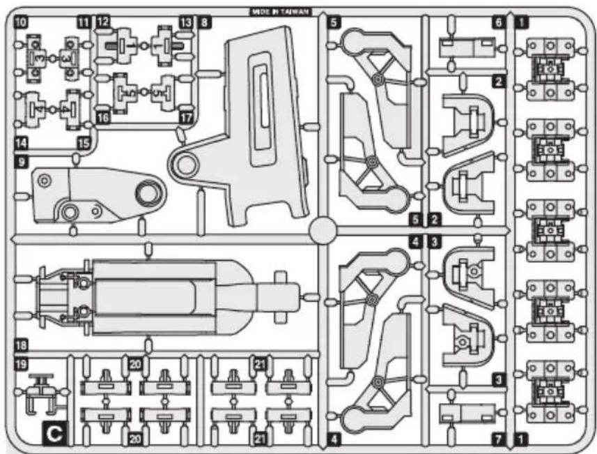 VELLEMAN KSR12 - Plastic Parts - 4