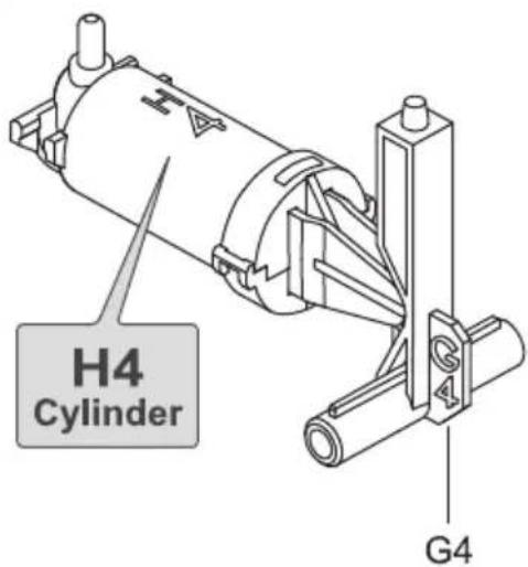 VELLEMAN KSR12 - H4 Cylinder Assembly - 17