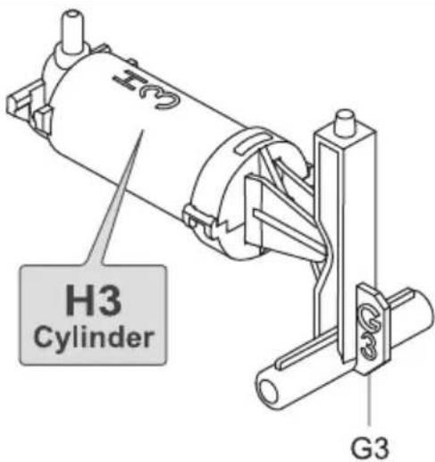 VELLEMAN KSR12 - H3 Cylinder Assembly - 17