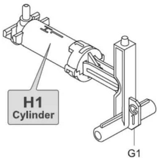 VELLEMAN KSR12 - H1 Cylinder Assembly - 17