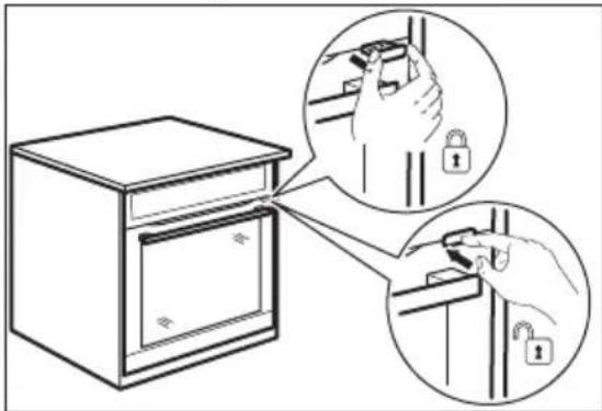 AEG BFS8800T - How to use: Mechanical door lock - 1